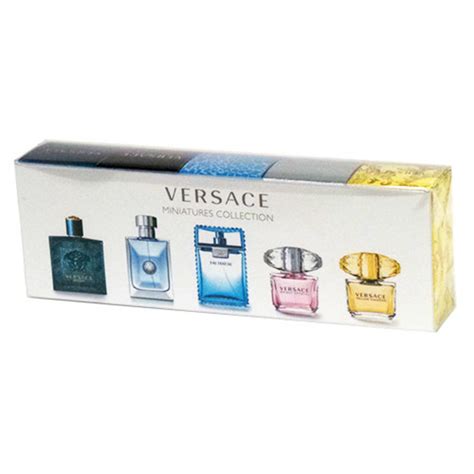 versace miniatures collection 5 piece reviews|Versace 5 piece mini set.